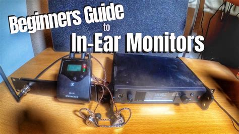 how to hook up in ear monitors